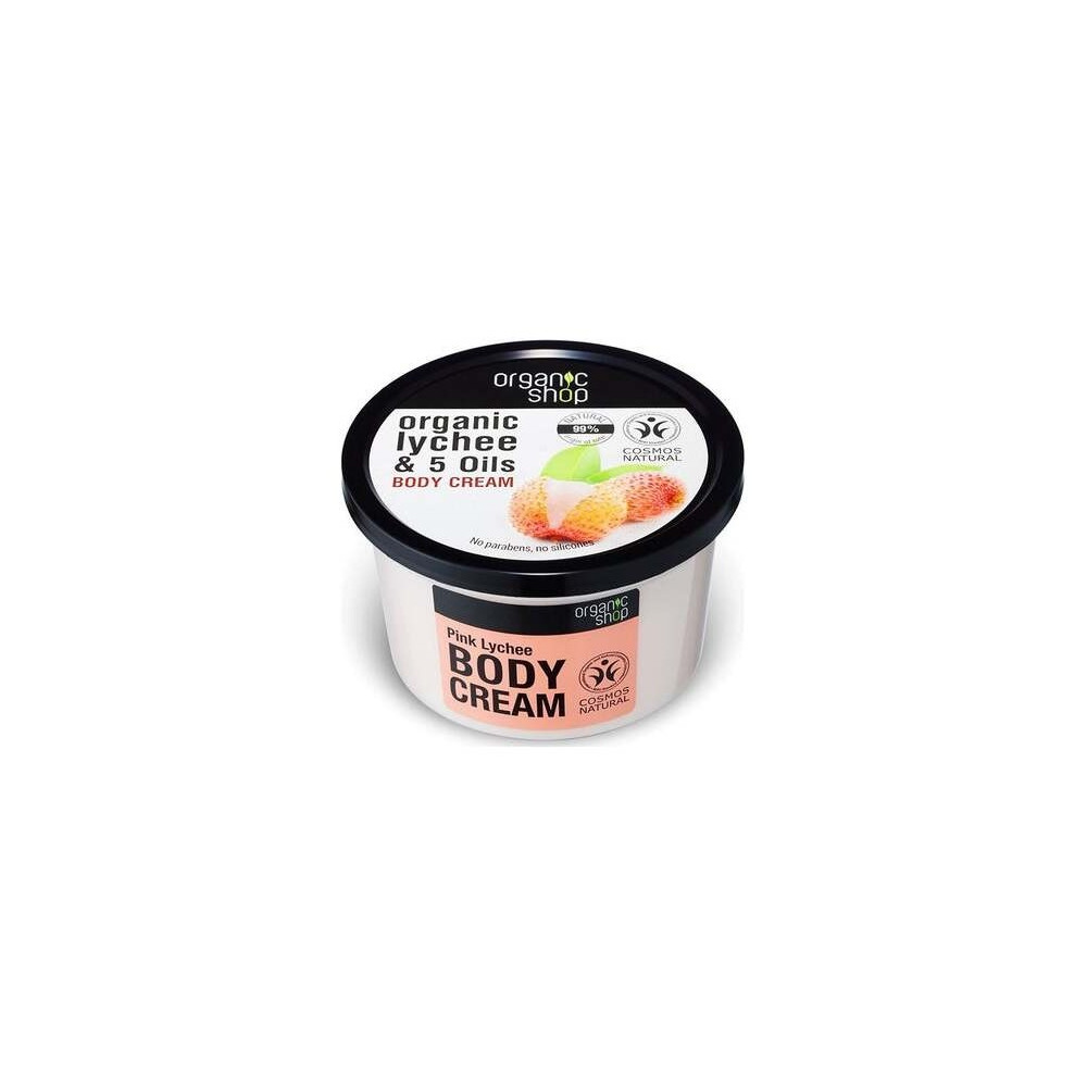 Organic Shop Crema Corporal Lichi Rosa 250Ml
