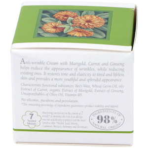 Crema Facial Antiarrugas Calendula Zanahoria 30M