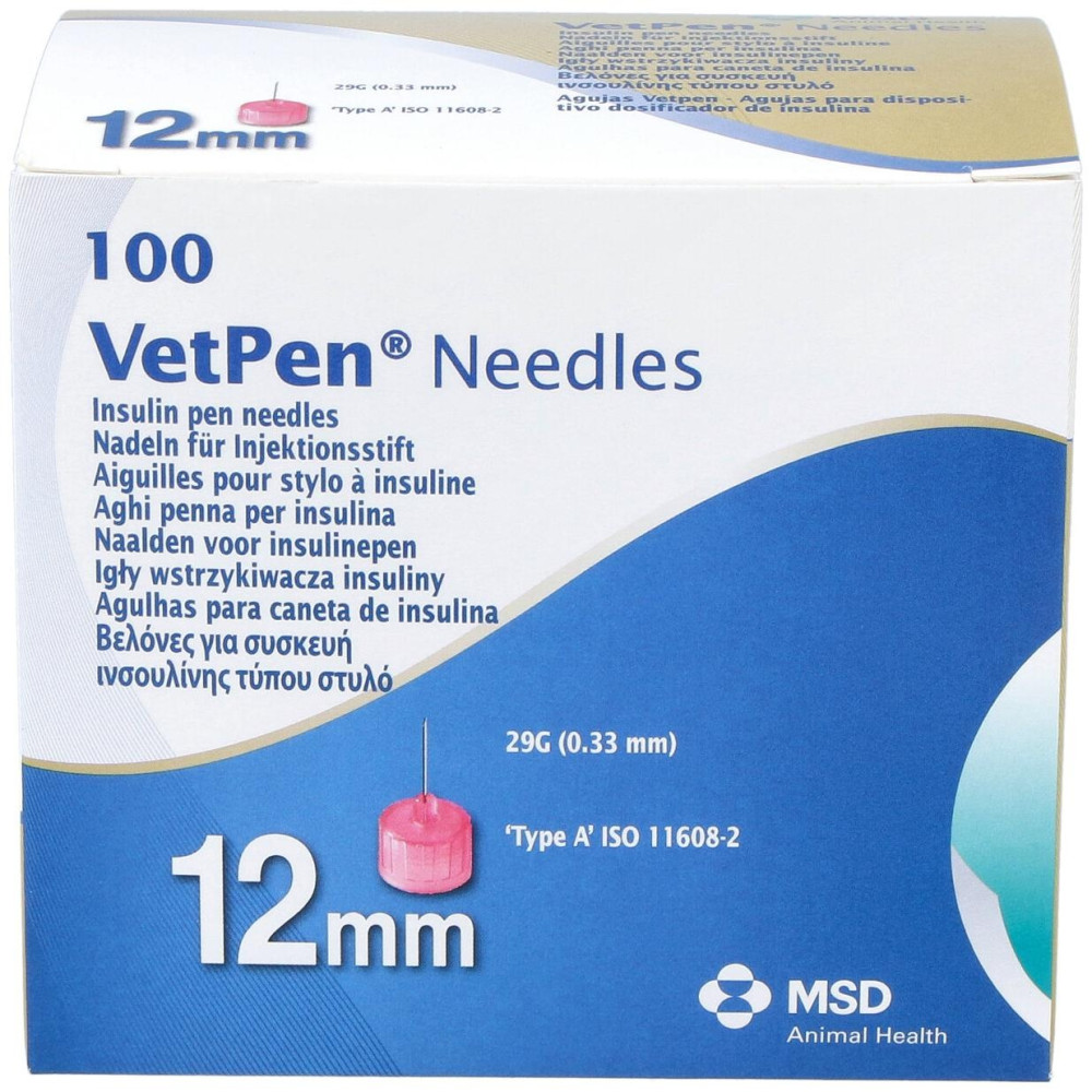 Vetpen Needles 12Mm 100/Box 449 (Ndr)