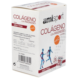 Ana María Lajusticia Sport Colágeno Con Magnesio + Vitamina C, 20 Uds
