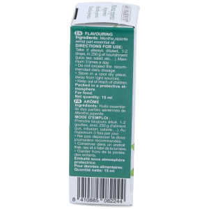 Menta Piperita Oleo Essencial Alimentario 15Ml.