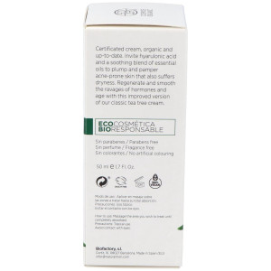 Crema Facial Arbol Del Te Y Ac. Hialur. 50Ml. Bio
