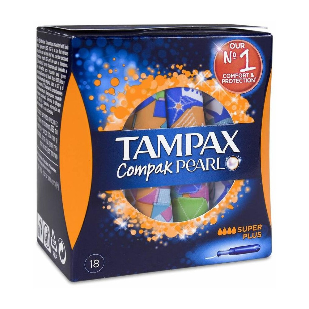 Tampax Pearl Compak Tampones Super Plus 16Uds
