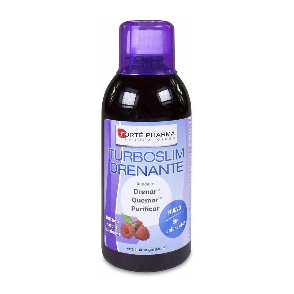 Forté Pharma Turboslim Drenante Sabor Frambuesa, 500 Ml