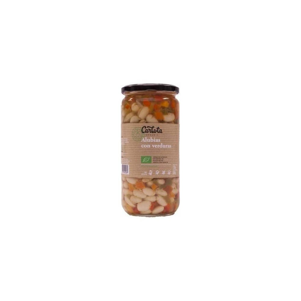 Carlota Organic Alubias Verduras Bio Conserva 720G