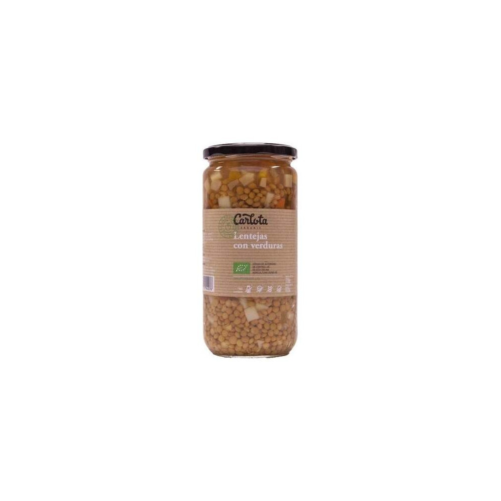Carlota Organic Lentejas Verduras Bio 720G
