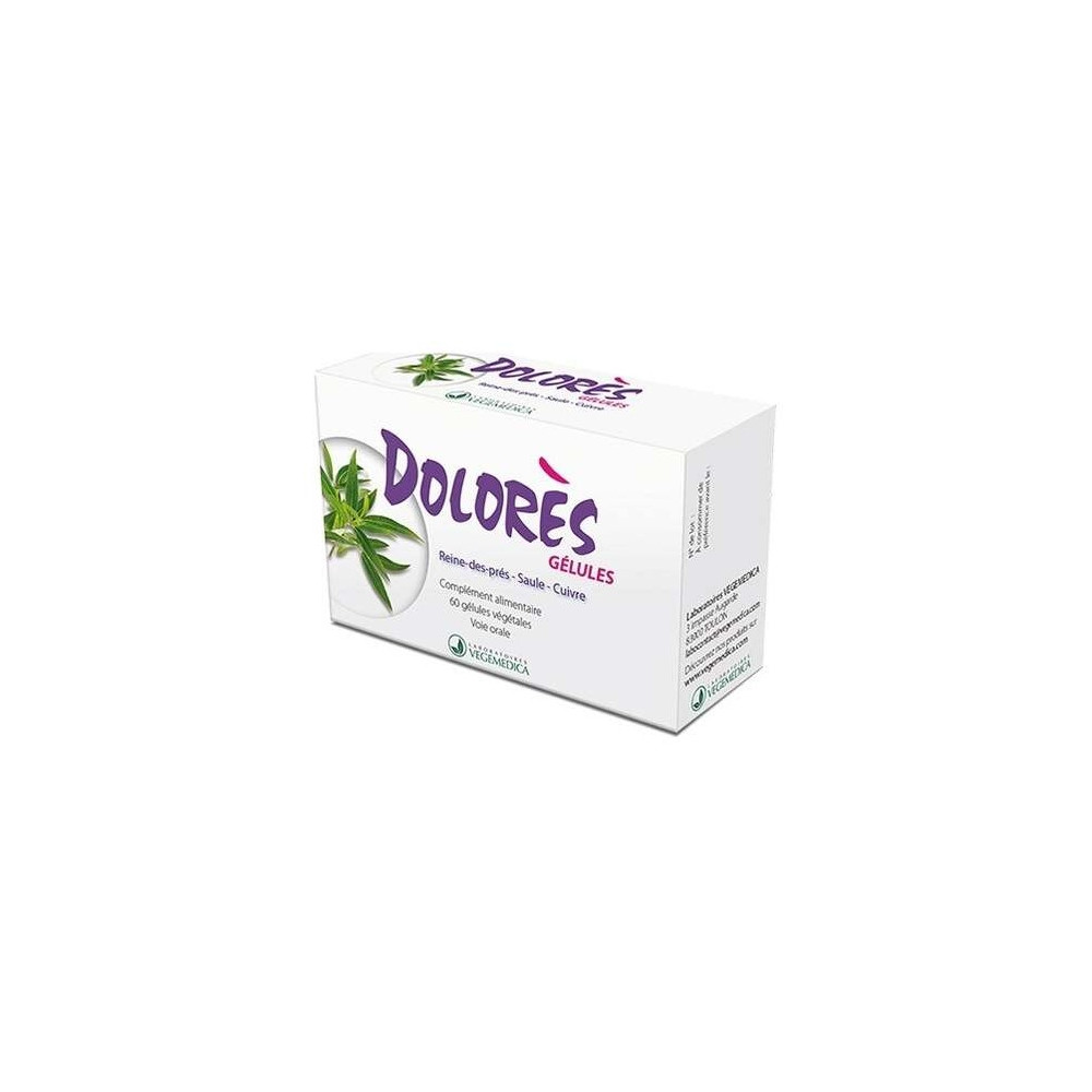Vegemedica Dolores 60 Cápsulas