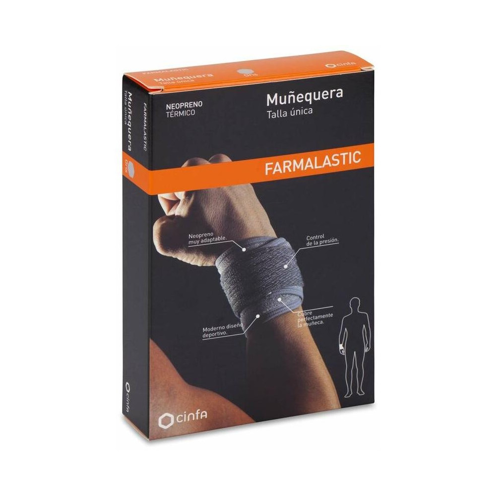 Farmalastic Muñequera Neopreno Talla Única, 1 Ud