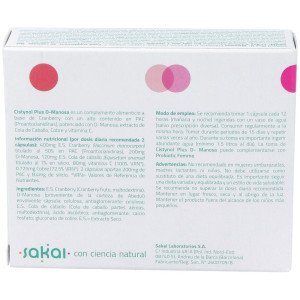 Sakai Cistynol Plus D-Manosa 30Caps