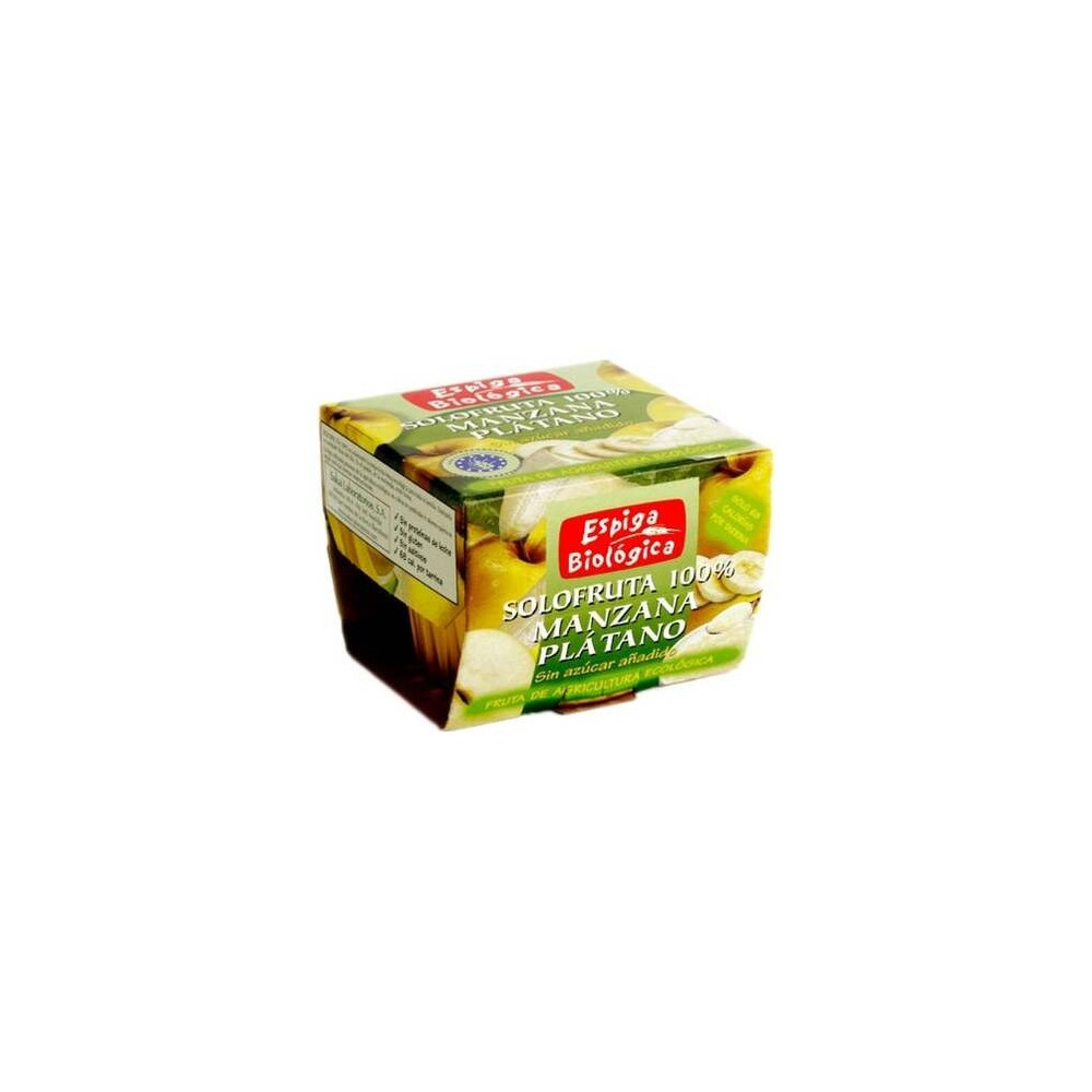 Espiga Biologica Solofruta 100% Manzana Plátano 2X100G