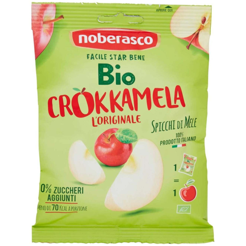 Manzana Crokkamela Crujiente Rodajas 20Gr. Bio S/A