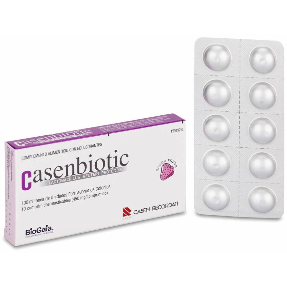 Casenbiotic (10 Comp Sabor Fresa )