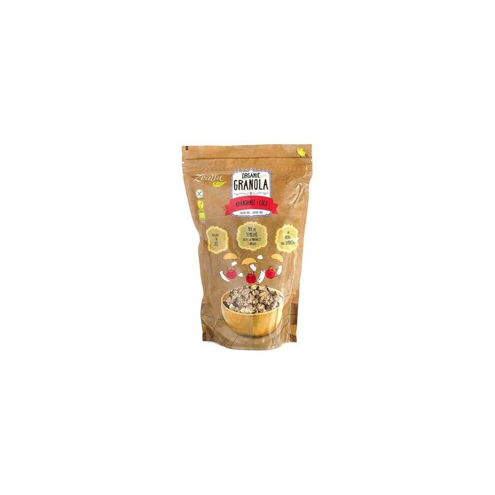 Zealia Granola De Arándanos Y Coco Bio Sin Gluten 300G