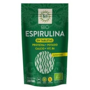 Solnatural Espirulina 200Tabs