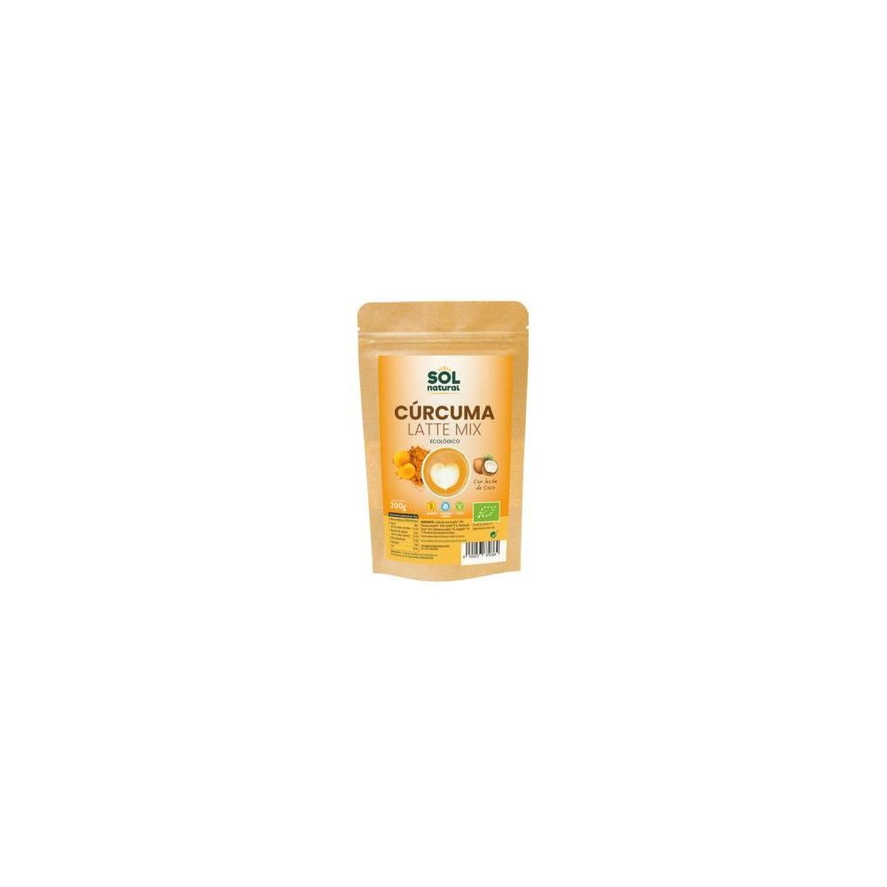 Curcuma Latte Mix Con Leche De Coco 200Gr.Bio Sg