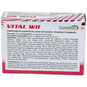 Cumediet Suplemento Dietético Vital Wo 30 Caps