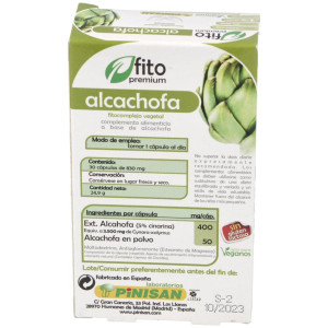 Fito Premium - Alcachofa - Pinisan - 30 Cápsulas