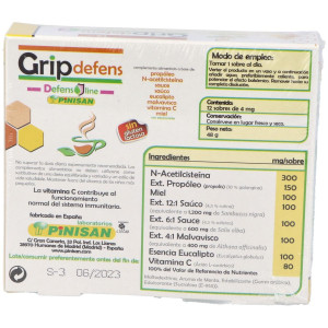 Pinisan Grip Defens, 12 Sobres