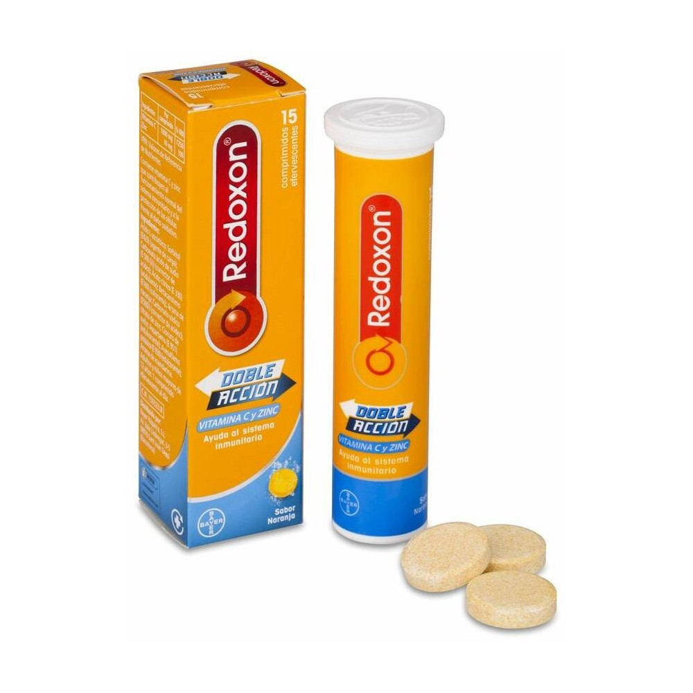 Redoxón Doble Acción Sabor Naranja, 15 Comprimidos