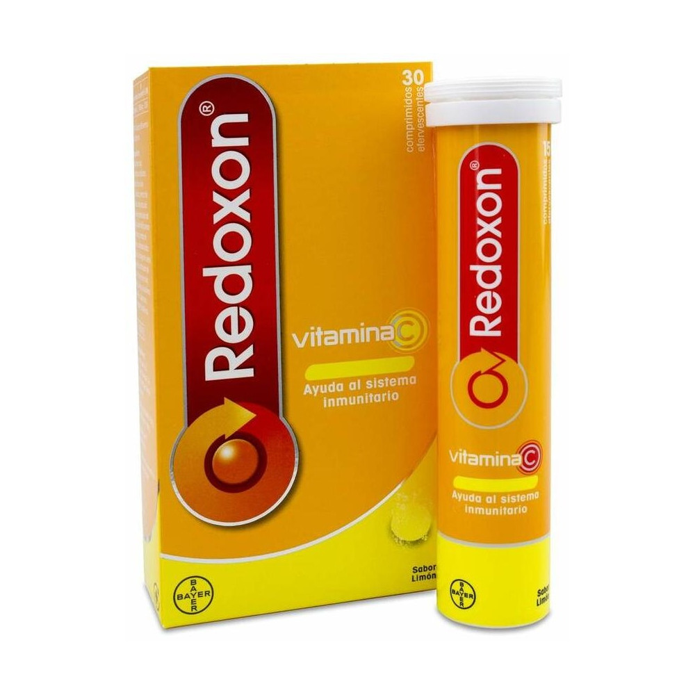 Redoxon Vitamina C Efervescente Sabor Limón, 30 Comprimidos