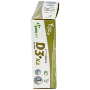 Pinisan Nutra Nature Vitaminas D3 + K2 60Caps