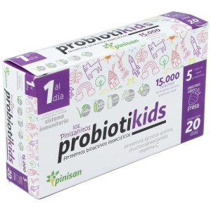 Pinisan Probiotikids Sabor Fresa 20Uds