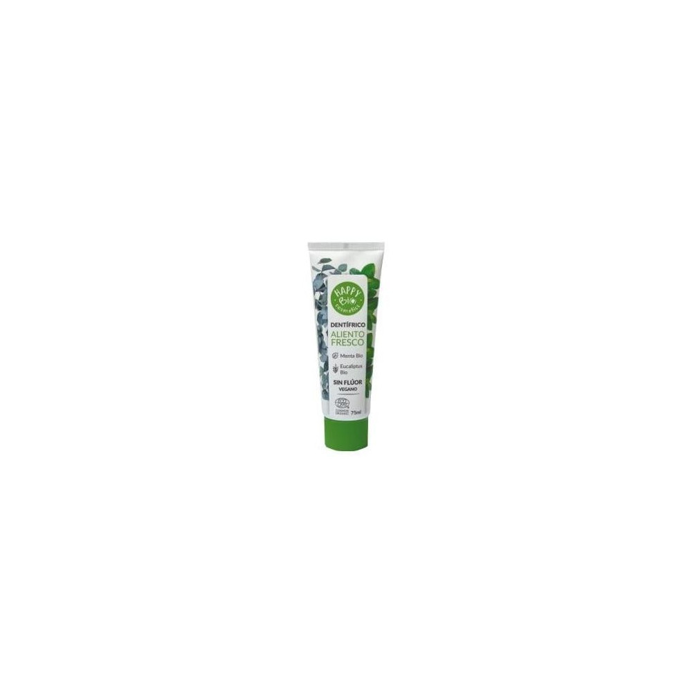 Happy Bio Cosmetics Dentifrico Aliento Fresco Menta Sin Fluor 75Ml