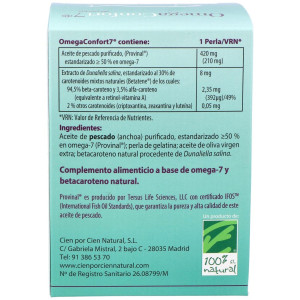 100% Natural Omegaconfort 7 90 Cápsulas