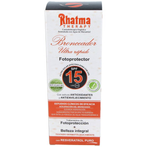 Rhatma Bronceador Solar Ultra Rapido Spf15 200 Ml