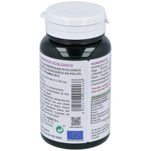 Robis Espirulina+Chlorella +Acido Folico+Hierro+B12 90Comp