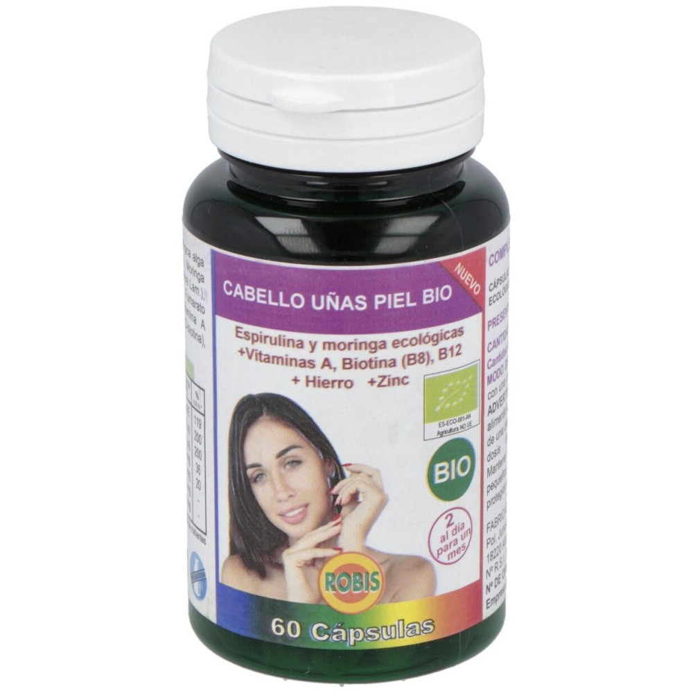 Robis Cabello Uñas Piel Bio 60Caps