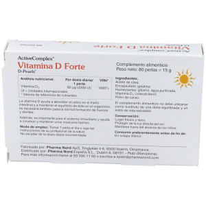Activecomplex Vitamina D 3200Ui 80 Perlas