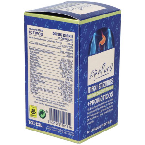 Tongil Estado Puro Maxi Enzimas + Probióticos 40Caps