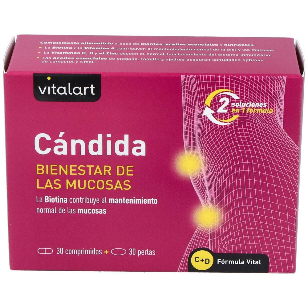 Vitalart Cándida 30Comp + 30 Perlas