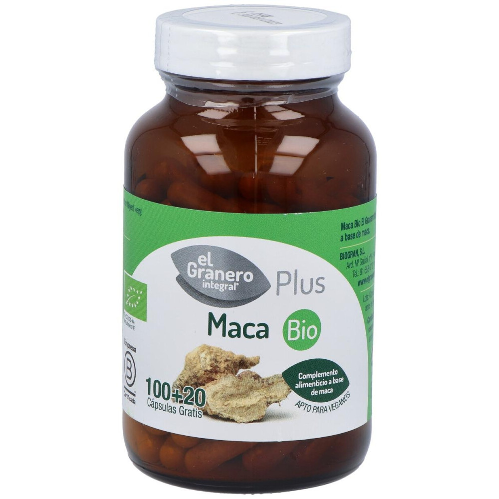 Elgranero Maca Bio 120 Cápsulas