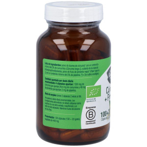 El Granero Cúrcuma + Pimienta Plus Bio 120Caps
