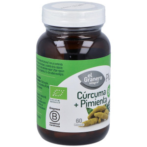 El Granero Curcuma Pimienta Bio 60Caps