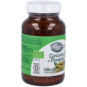 El Granero Cúrcuma + Pimienta Plus Bio 120Caps
