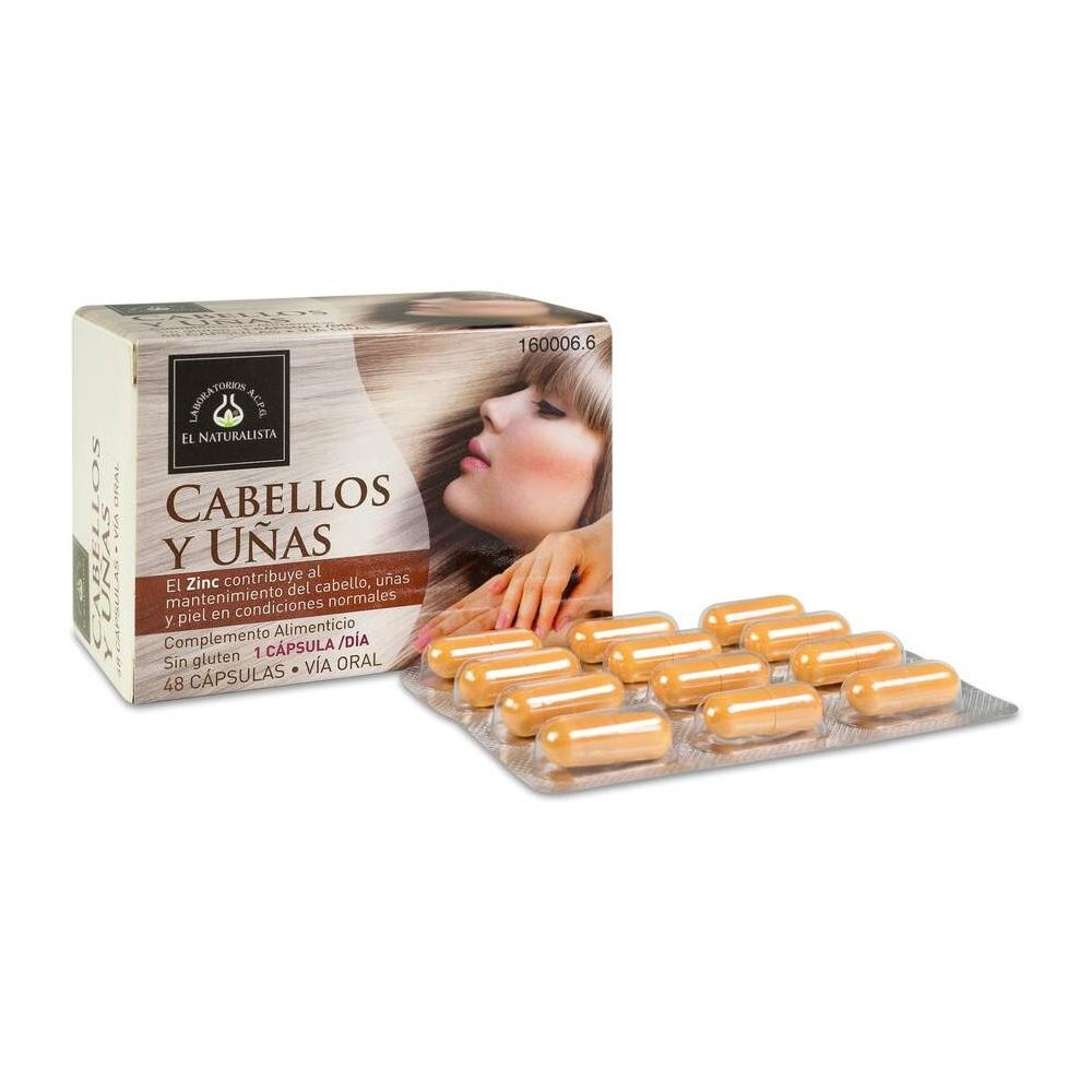 El Naturalista Cabellos Y Uñas, 48 Cápsulas