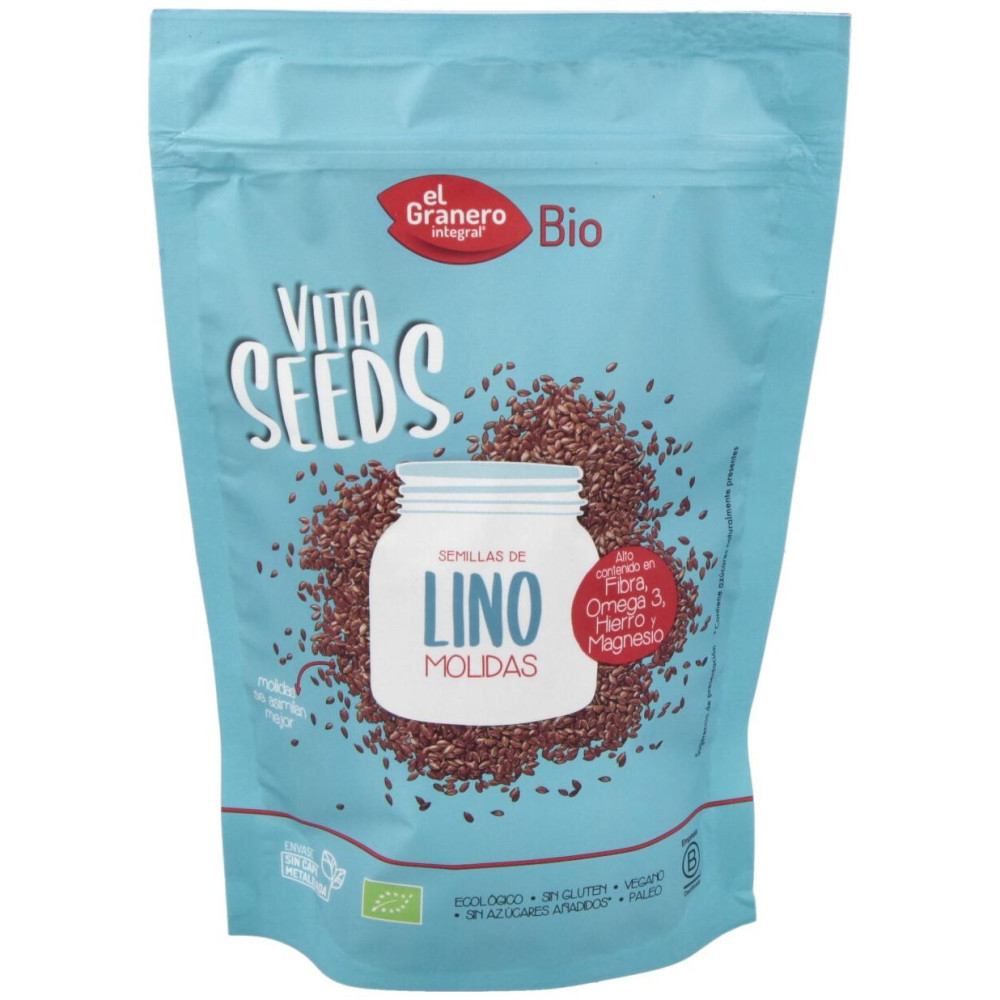 El Ganero Integal Lino Molido Vitaseeds Bio 300 G
