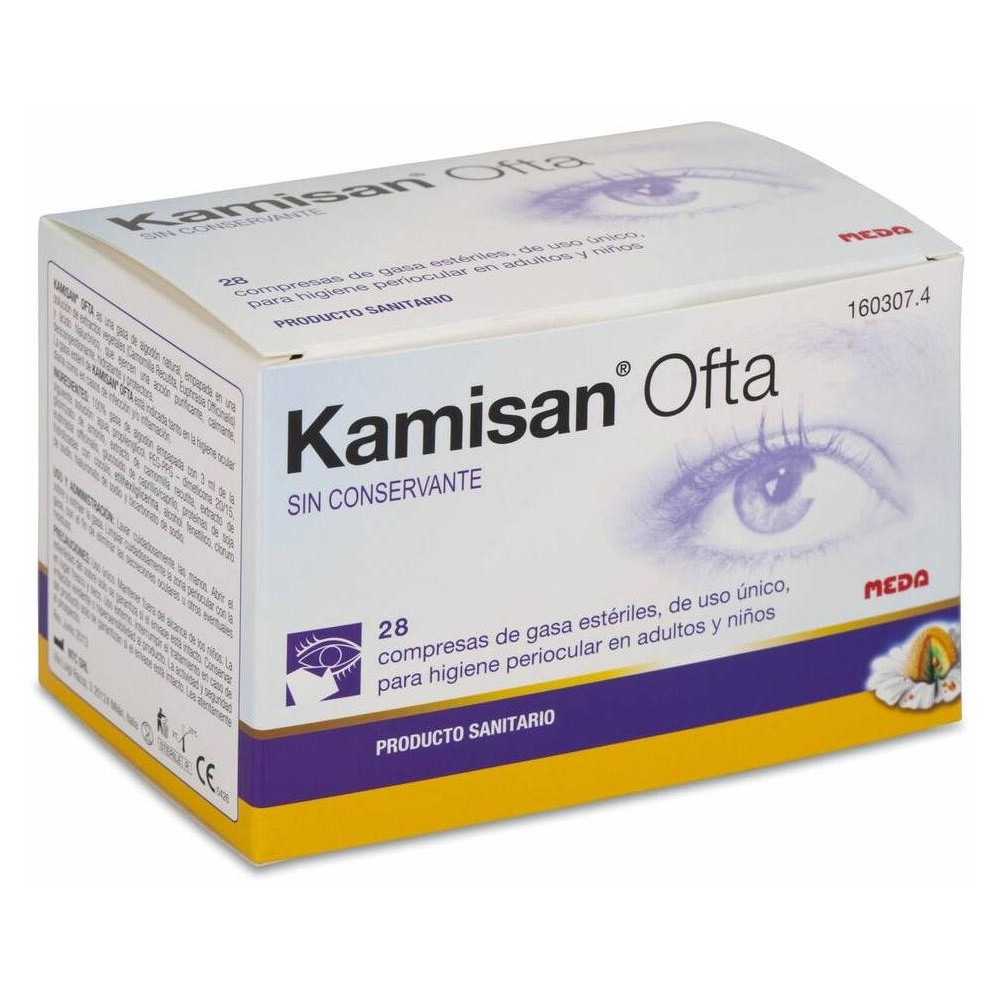 Kamisan Ofta Sin Conservante Higiene Periocular 28Uds