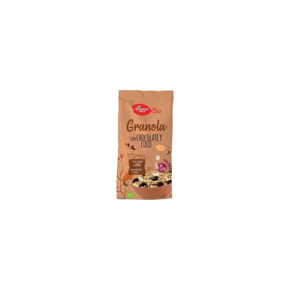 El Granero Integral Granola Con Choco Y Coco Bio Sin Gluten 350G