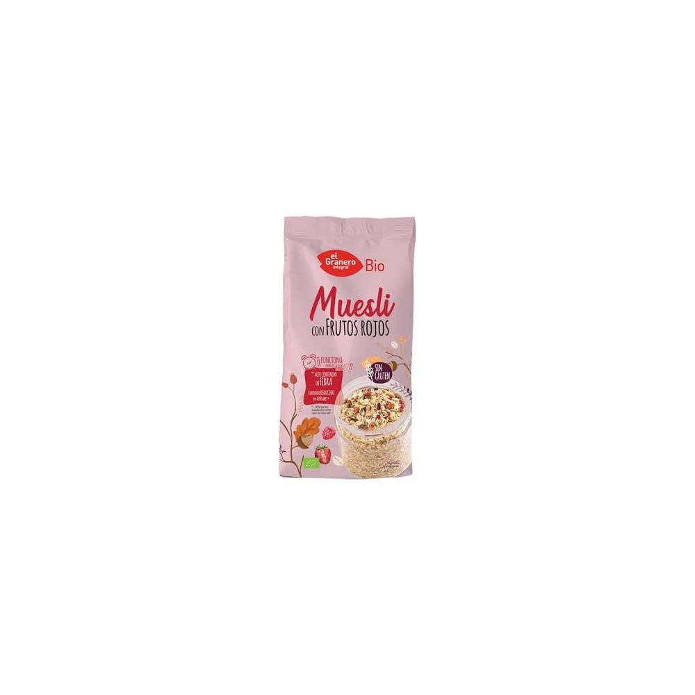 El Granero Integral Muesli Frutos Rojos Sin Gluten 375G
