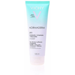 Vichy Normaderm 3 En 1 Limpiador Exfoliante Mascarilla 125Ml