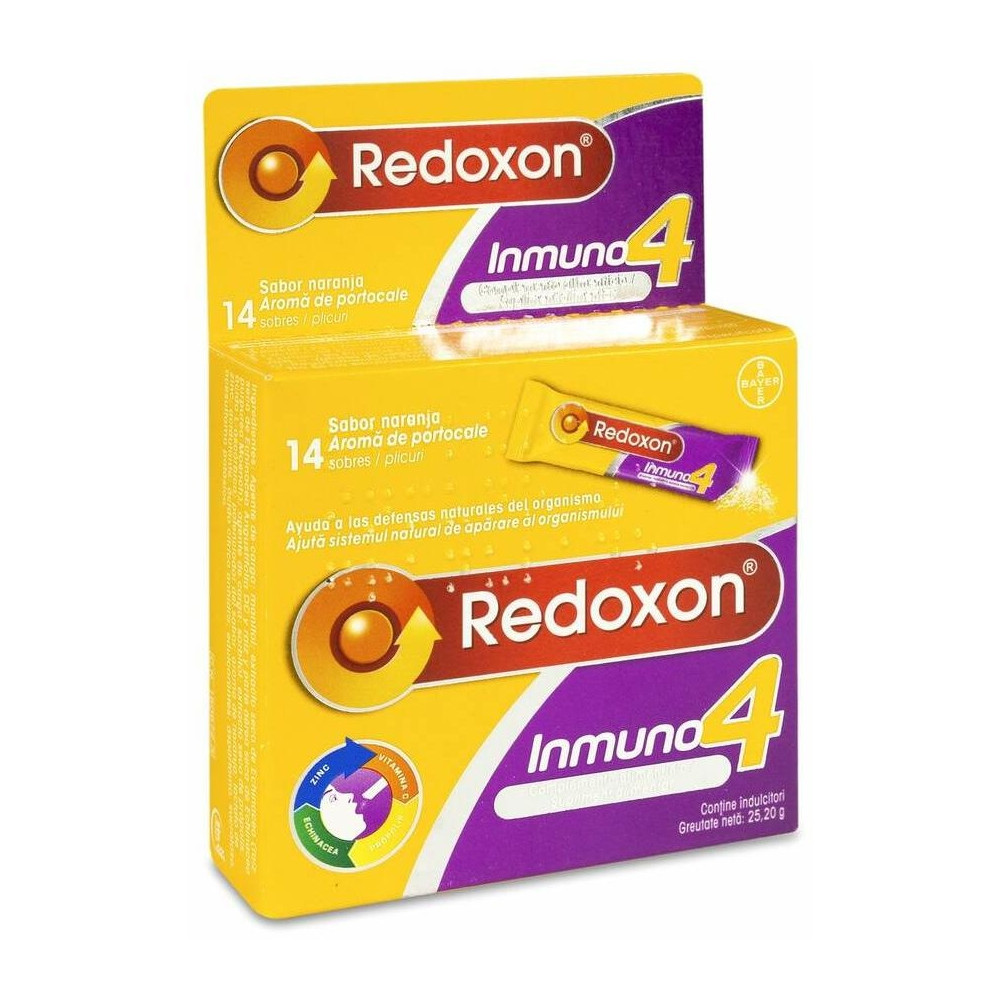 Redoxon Inmuno 4 Sabor Naranja 14 Sobres
