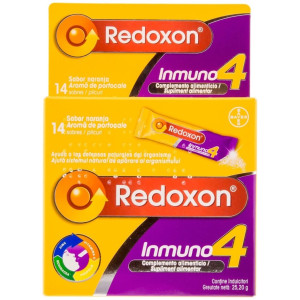 Redoxon Inmuno 4 Sabor Naranja 14 Sobres