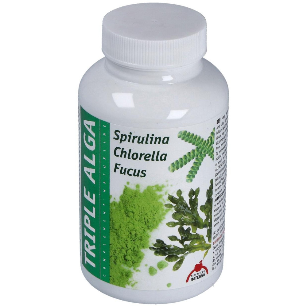 Triple Alga Chlorella Espirulina Fucus 120 Cap Intersa