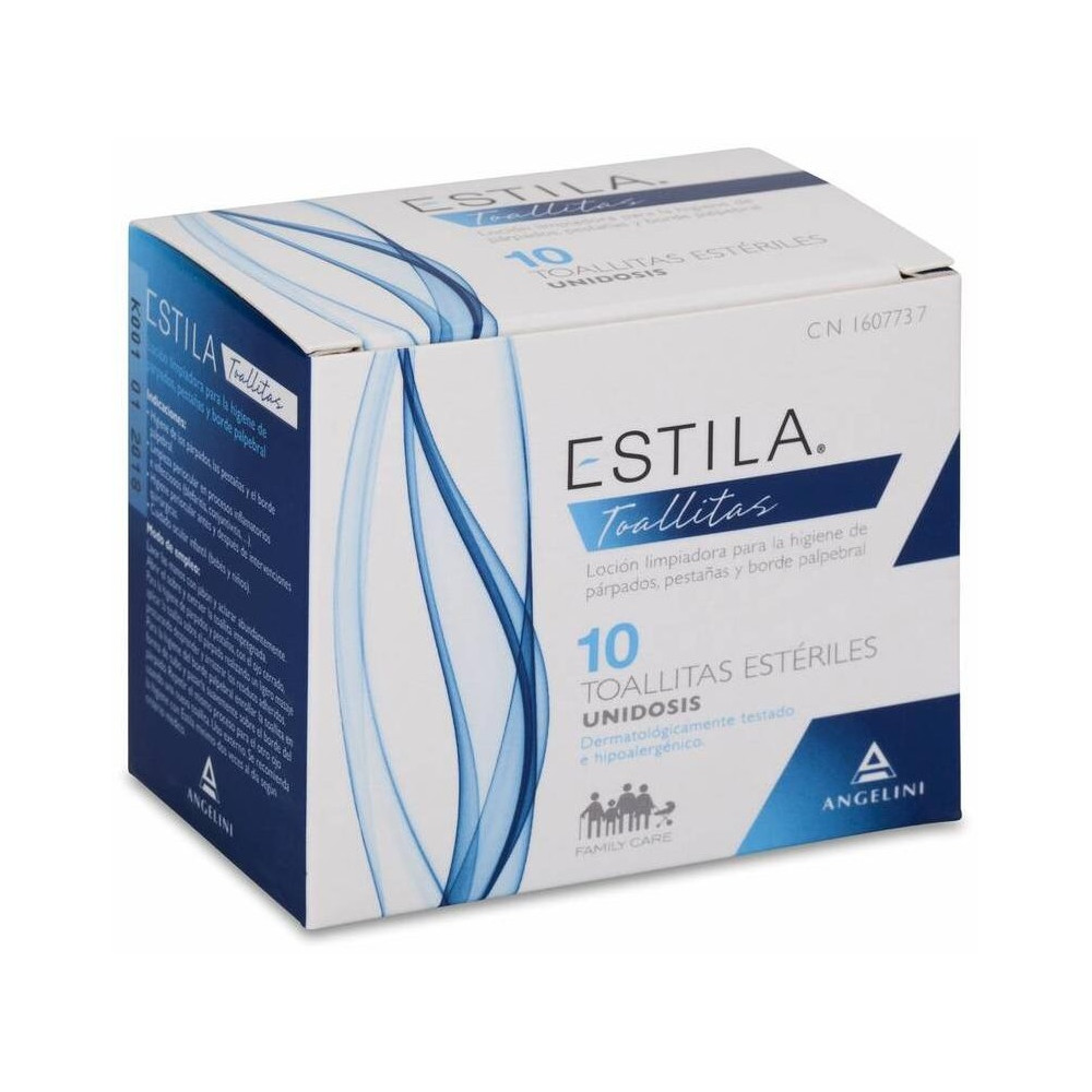 Estila Hig Parpados/Pestañas/Palpebral 10Toallitas