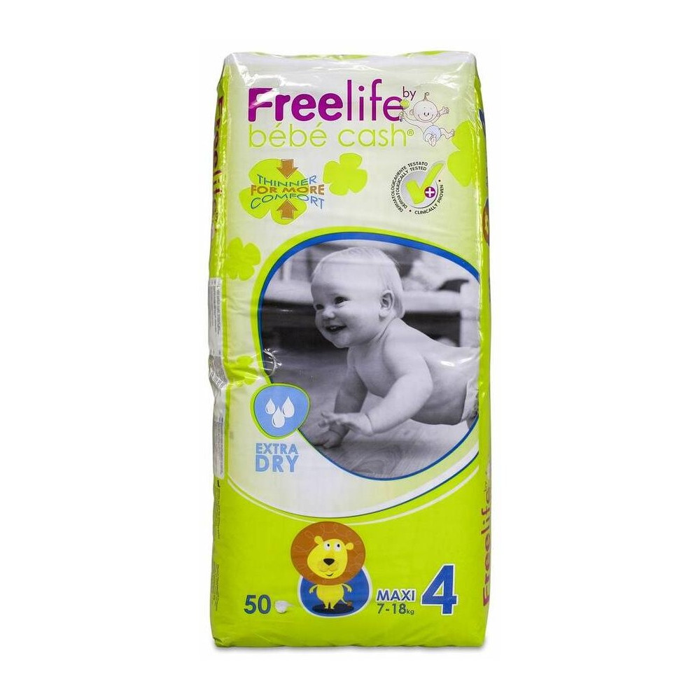 Id Freelife Pañal Bebé Maxi 7-18 Kg, 48 Uds