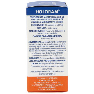 Equisalud Holoram Cerevitan 60 Cápsulas